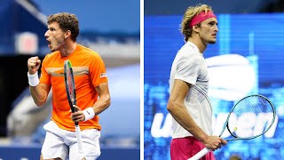 Pablo Carreno Busta vs Alexander Zverev Extended Highlights  US Open 2020 Semifinal [upl. by Anerol]