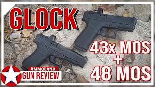 Glock G43x amp G48 MOS  Compact Perfection [upl. by Aremus525]