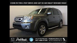 GREY 2009 Honda Pilot EXL 4WD Review Sherwood Park Alberta  Park Mazda [upl. by Luane793]