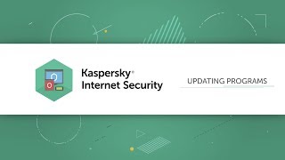 How to update installed applications with Kaspersky Internet Security 19 [upl. by Aistek584]