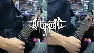 Archspire  AUM Both Part 400bpm [upl. by Ellierim]