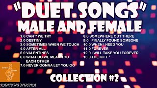 quotDUET SONGSquot MALE AND FEMALE COLLECTION2 [upl. by Brittne]