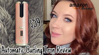 Testing AMAZON Automatic Hair Curler  Review  Tutorial [upl. by Perdita]