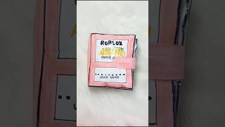 Roblox Adopt me squishy game book roblox disneypapercraft paper play book shortsyoutube shorts [upl. by Atla]