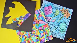 Paper Stained Glass  How to make paper stained glass [upl. by Johathan]