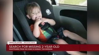 Crews searching for missing toddler near Okemah [upl. by Artapoelc421]