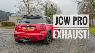 F56 Cooper S Works 210  JCW Pro Exhaust Noise [upl. by Kauppi]