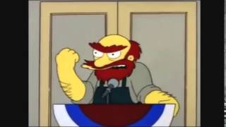 Groundskeeper Willie Mayor speech [upl. by Medarda438]