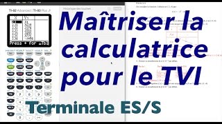 Maîtriser la calculatrice pour le TVI [upl. by Adnamas]