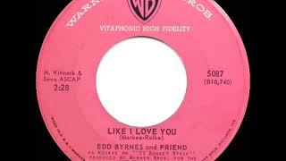 1959 HITS ARCHIVE Like I Love You  Edd Byrnes and Friend [upl. by Tongue27]