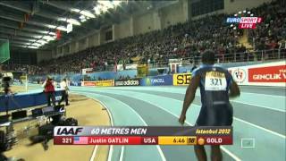 World Indoor Championships 2012 Istanbul 60m M Final [upl. by Adamsun564]