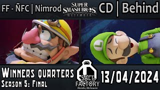 Salt Factory T5  Final  Winners Quarters  Nimrod Wario vs Behind Luigi [upl. by Jody]