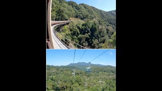 Cairns Australia Train and Skyrail Journey [upl. by Atile955]