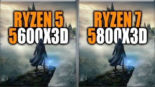 Ryzen 5 5600X3D vs 5800X3D Benchmarks  Tested in 15 Games and Applications [upl. by Arimat]