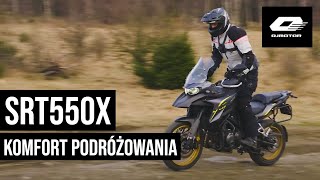 QJMOTOR SRT 550X  Komfort podróżowania [upl. by Llirrem]