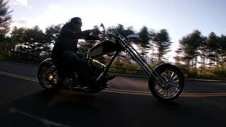 Custom Bourget Dragon Chopper  Raw Sounds [upl. by Aiekahs938]