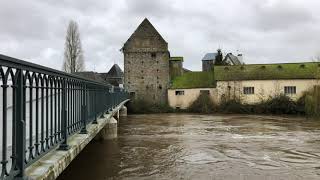 MALESTROIT  🌧️ Inondations Crue de lOust  BRETAGNE Télé [upl. by Akkim44]