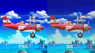 SONIC SUPERSTARS Switch vs PS5 comparison [upl. by Mitchel]