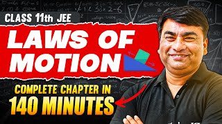 LAWS OF MOTION in 140 Minutes  Full Chapter Revision  Class 11th JEE [upl. by Leizar819]