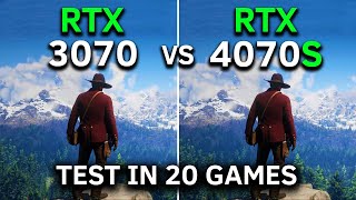 RTX 3070 vs RTX 4070 SUPER  Test In 20 Games at 1440p  2024 [upl. by Adele]