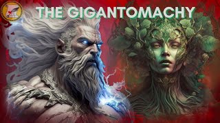 GREEK MYTHOLOGY The Gigantomachy  The War of the Giants vs Olympian Gods [upl. by Belier]