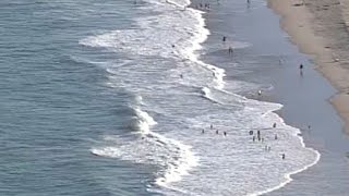 Deadly rip currents can be seen from aerial view [upl. by Adlen393]