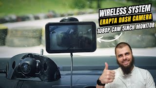 The best Dash Camera for RVs Trucks Vans Bus Trailers eRapta Wireless Backup System Review 2023 [upl. by Akehsal143]