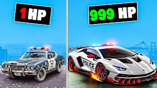 Upgrading to the Fastest Police Car in GTA 5 [upl. by Nahrut]