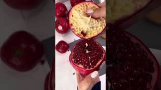 Quick amp Easy Way to Peel Pomegranate easiest method to deseed pomegranates quickly [upl. by Yssep]