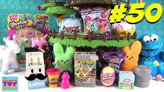 Blind Bag Treehouse 50 Opening  Shopkins Moofia PlayDoh Surprise Egg  PSToyReviews [upl. by Izogn892]