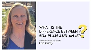 What Is the Difference Between a 504 Plan and an IEP [upl. by Jacobsen190]