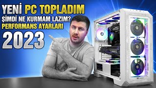 SİSTEM TOPLADIKTAN SONRA YAPMAN GEREKEN AYARLAR 2023 TAM KONU 🔴 [upl. by Nnayllehs]