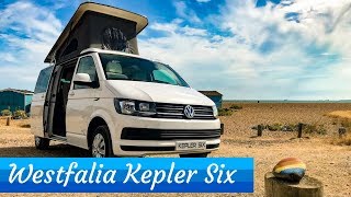 VW Camper Tour  Westfalia Kepler Six  Really Clever Design [upl. by Nnyltiak]