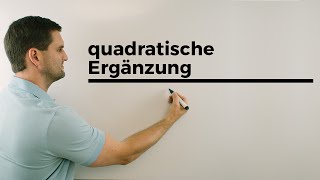 Quadratische Ergänzung Ausklammern aber Zahl ohne X quotmitschleppenquot  Mathe by Daniel Jung [upl. by Inej]