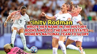 Paris 2024 Olympics Soccer star Trinity Rodman from USWNT is the center of attention amp is idolized [upl. by Eciram350]