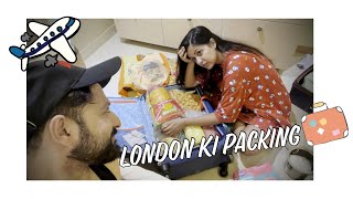 London ke liye packing ho rahi hai 🫣 [upl. by Idnis]