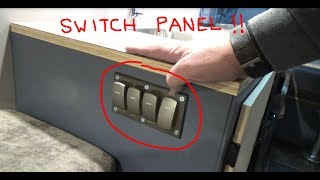 How To Build A DIY Travel Trailer  Part 64 Toggle SwitchPanel [upl. by Htenay101]