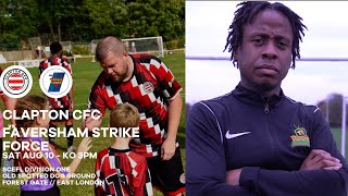 LIVE 🚨  CLAPTON CFC 03 FAVERSHAM STRIKE FORCE  NON LEAGUE FOOTBALL [upl. by Annauqal]