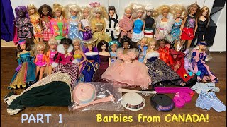 Mail Opening  GIANT Barbie Subscriber Package from CANADA  PART 1 [upl. by Bernette477]