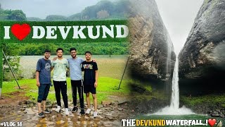 Devkund waterfall  The most Dangerous Monsoon Trek  Vlog18 [upl. by Attelra]