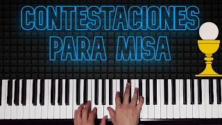 👉👨‍🏫 Aprende a ACOMPAÑAR las respuestas cantadas para la misa  TUTORIAL para órgano 🎹 [upl. by Efinnej]