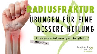 4 Übungen nach einer Radiusfraktur  Therapiezentrum Steyregg [upl. by Gordy532]