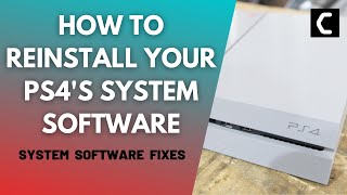 How to Reinstall System Software on PS4 Best 2022 FIXES [upl. by Garihc]