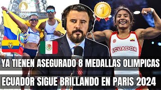 ¡DIA HISTORICO PARA ECUADOR MEXICANOS ASOMBRADOS CON MEDALLAS DE MOREJÓN PINTADO y YÉPEZ EN PARIS [upl. by Essam532]