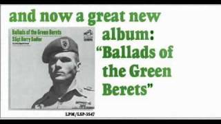 SSgt Barry Sadler The Soldier Has Come Home 1966  Vintage Images [upl. by Alegre]