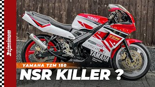 YAMAHA TZM 150 SANG PENAKHLUK HONDA NSR   SEJARAH TZM 150 2TAK INDONESIA SEBELUM NINJA RR KELUAR [upl. by Boot]