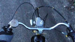 Fahrrad mit AnbaumotorHilfsmotor  Benzinmotor [upl. by Parsons]