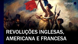 Uma Comparação das Revoluções Inglesas Americana e Francesa  História  Felipe Neves [upl. by Trust]