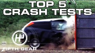 Top 5 Crash Tests  Fifth Gear [upl. by Asined]