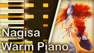 CLANNAD  Nagisa Warm Piano Arrange  OST  Piano SynthesiaSheetsMIDI [upl. by Scarlett66]